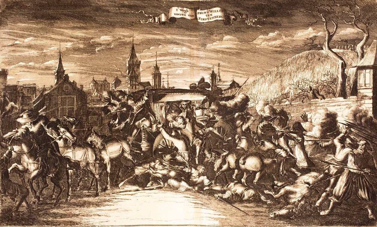 William Egon of Fürstenberg Attacked in His Coach in Cologne in 1674 by Unbekannt