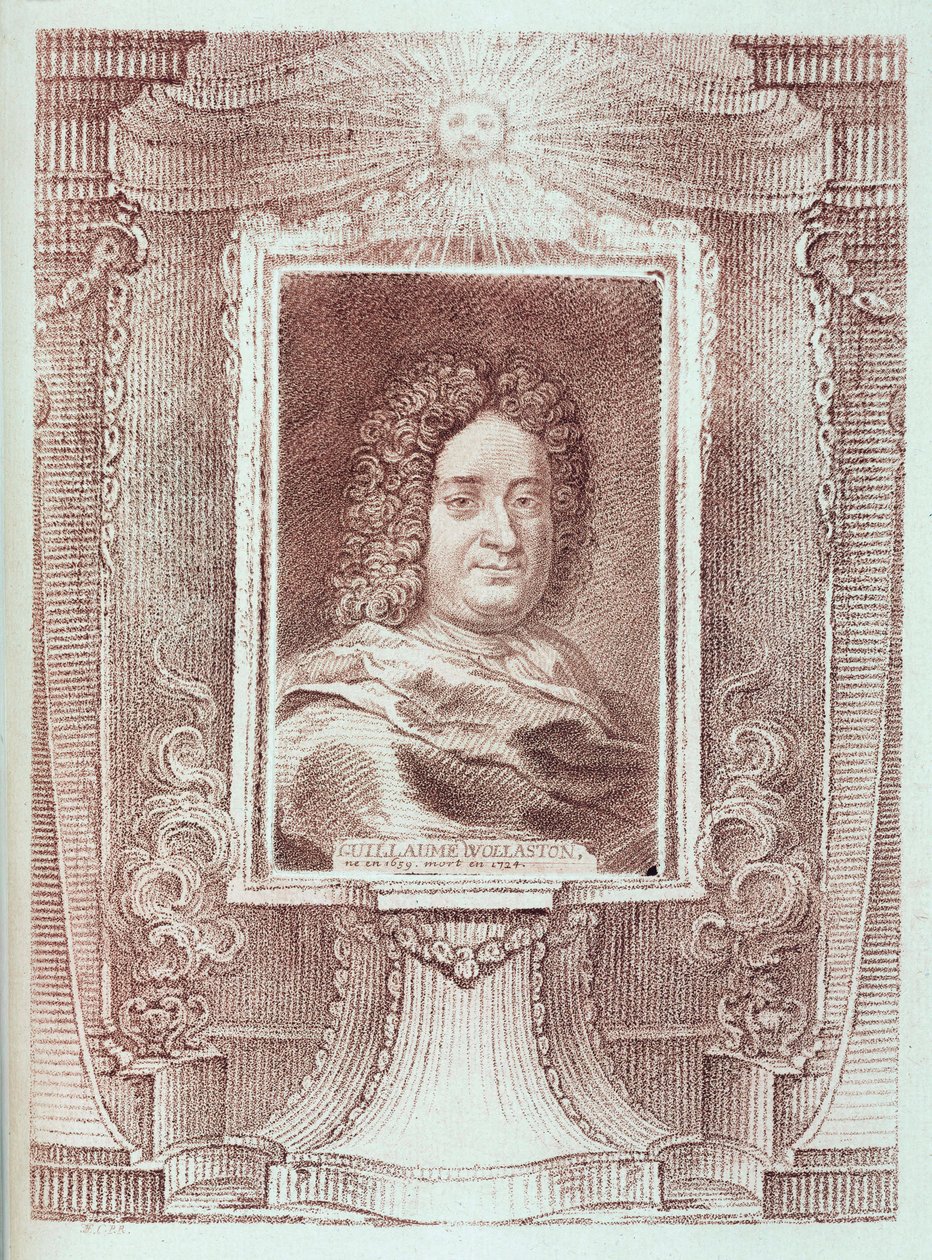 William Wollaston, English Philosopher, c 1700 by Unbekannt
