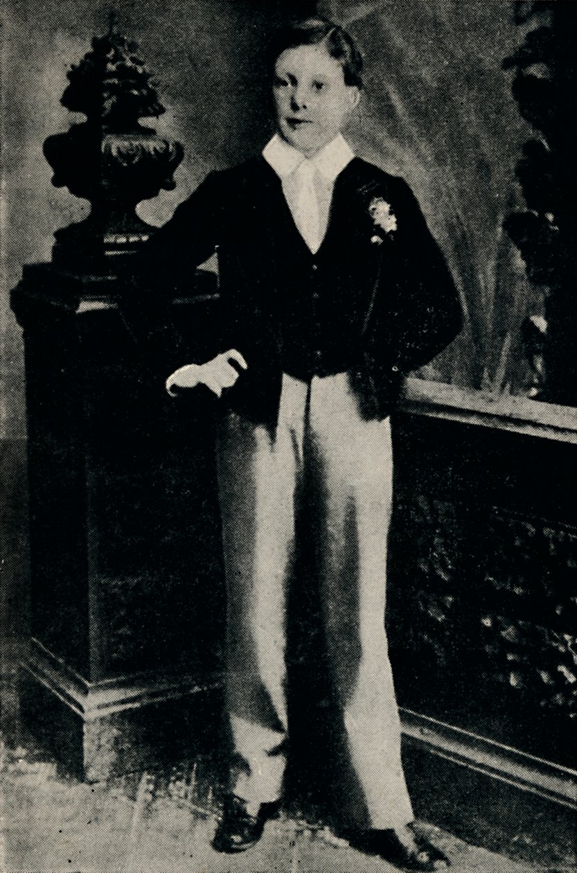 Winston Churchill at Harrow, c1887, 1945 by Unbekannt