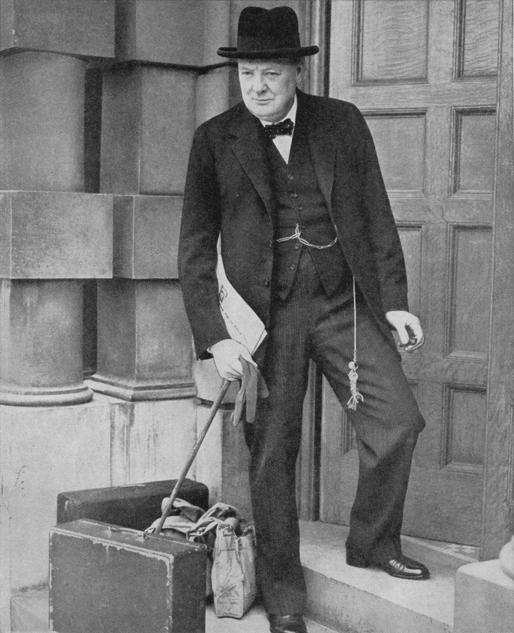Winston Churchill at the Admiralty by Unbekannt