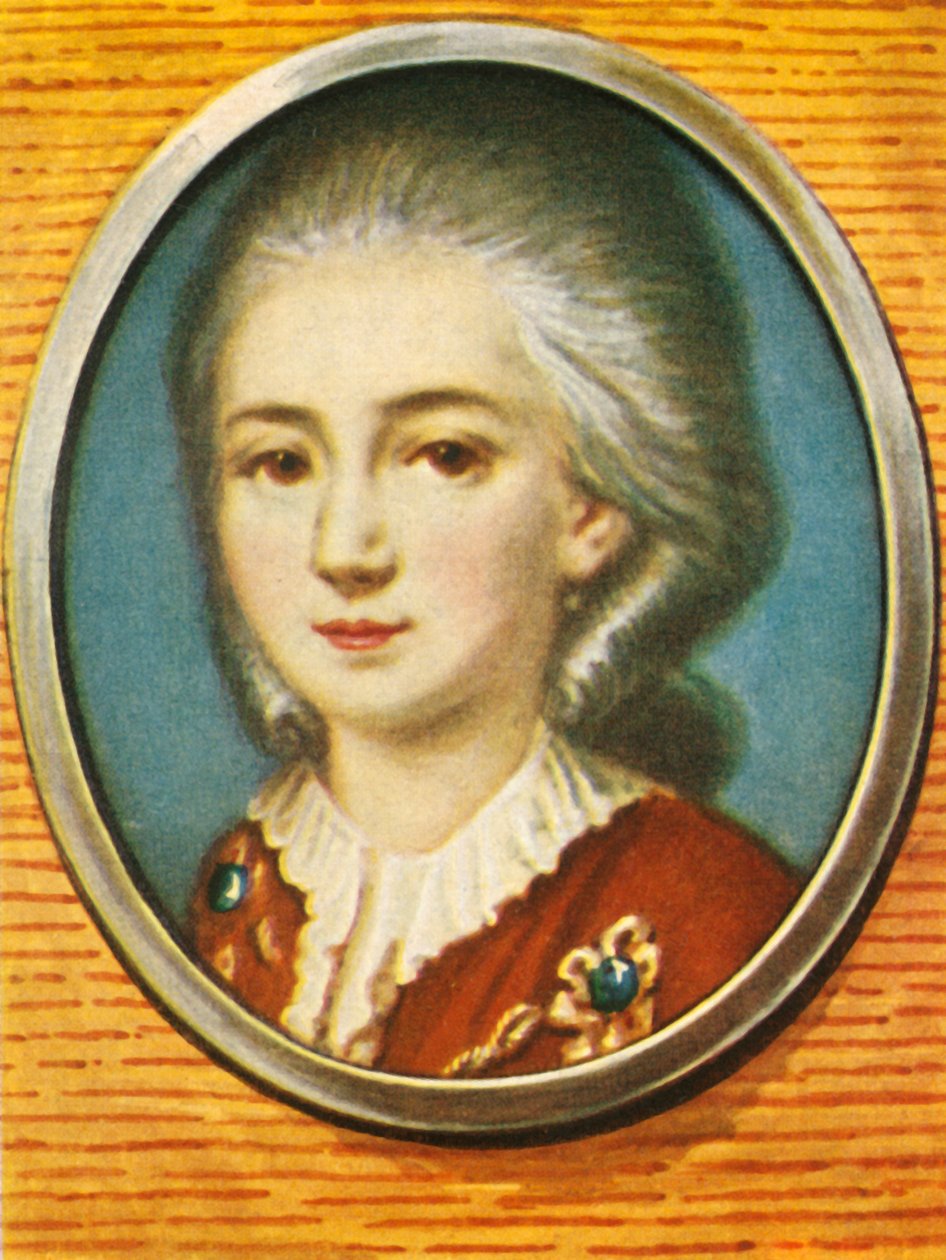 Wolfgang Amadeus Mozart by Unbekannt