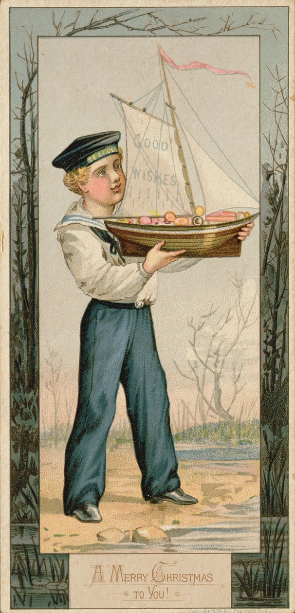 A Merry Christmas To You, Christmas card, 1879 by Unbekannt Unbekannt