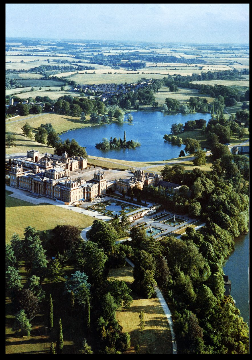 Aerial view of Blenheim Palace, Oxfordshire by Unbekannt Unbekannt
