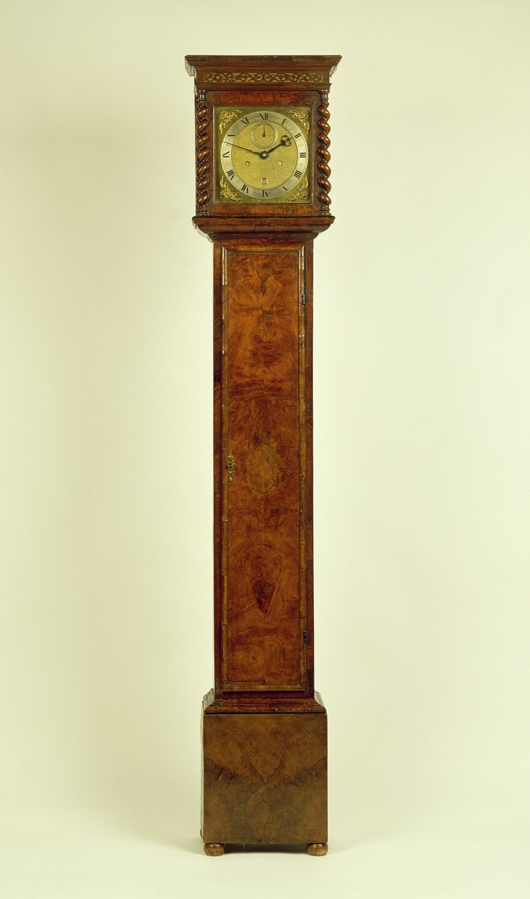 Charles II walnut long-case clock, by Charles Gretton by Unbekannt Unbekannt