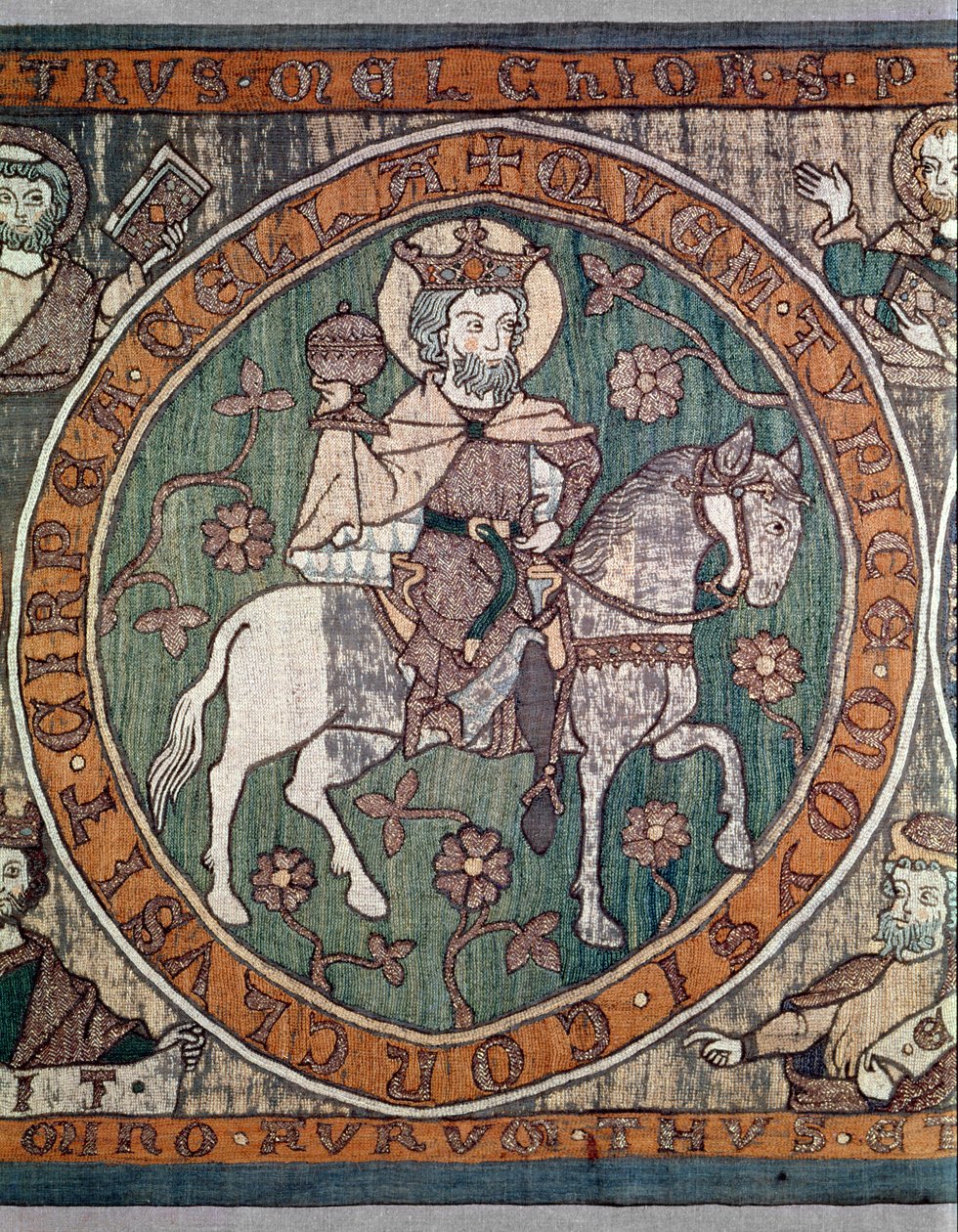 Embroidered altar frontal from Bamberg Cathedral, South German, c.1300 by Unbekannt Unbekannt