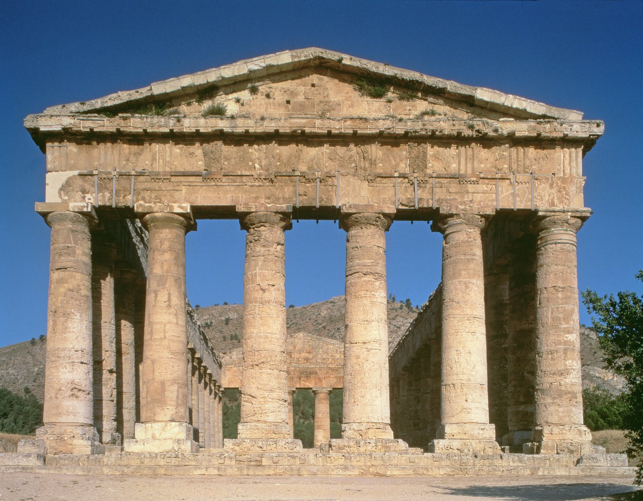 Greek Temple, c.424-416 BC (detail) by Unbekannt Unbekannt
