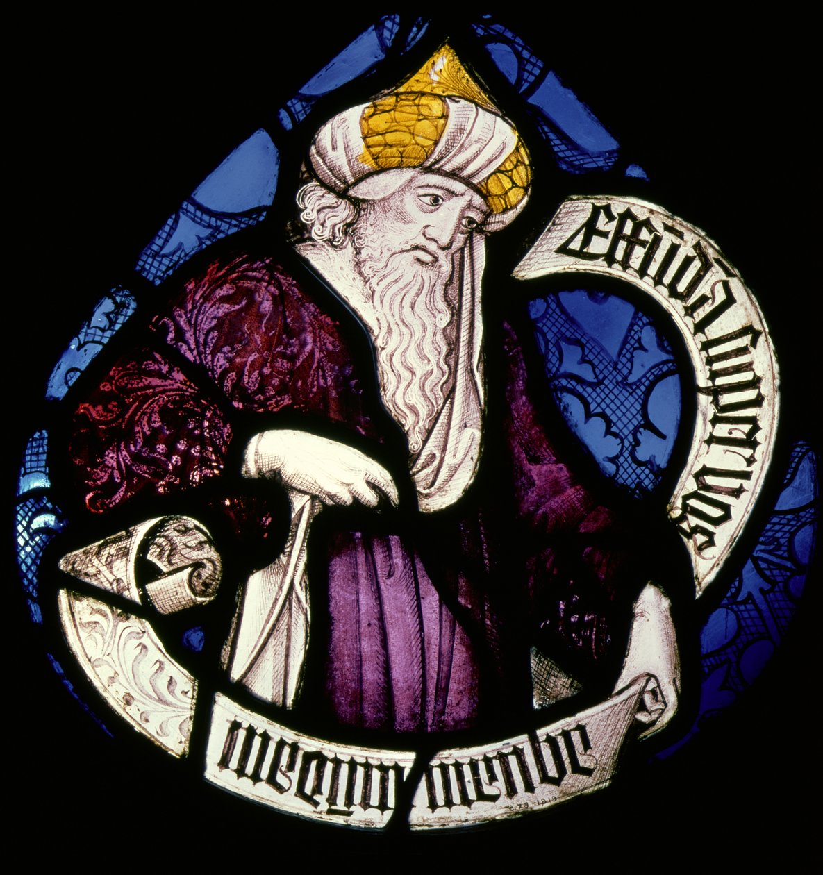 Roundel of the prophet Ezekiel, 15th century by Unbekannt Unbekannt