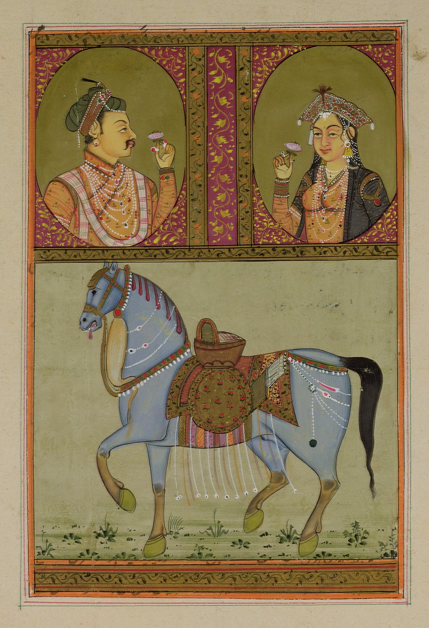 Shah Jahan and Mumtaz Mahal, Mughal by Unbekannt Unbekannt