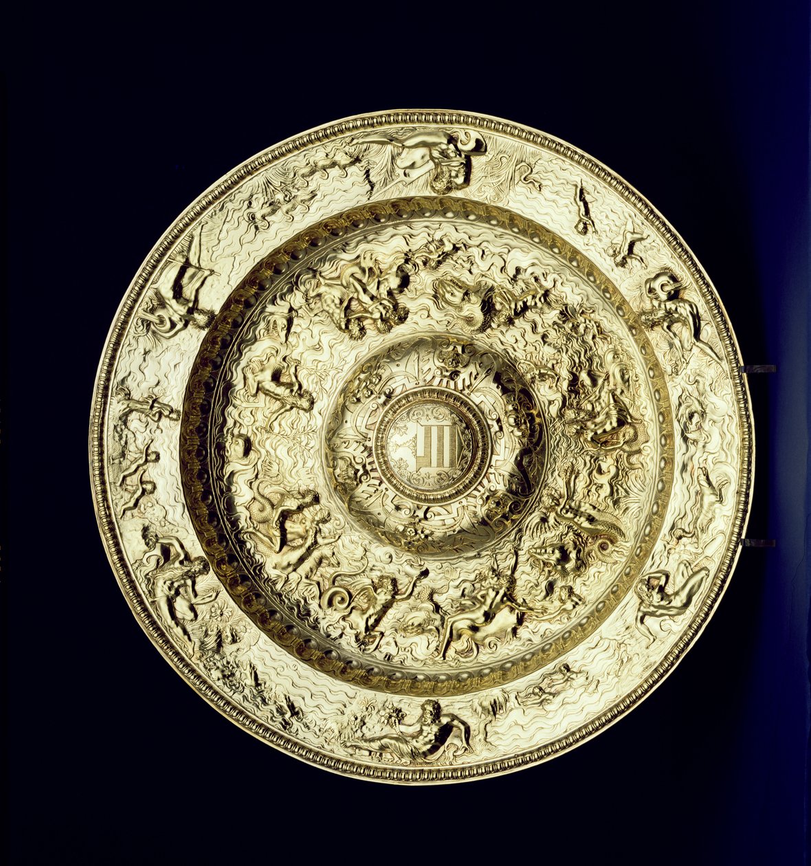 Silver-Gilt Basin, Embossed, Chased and Engraved, French, c.1560-83 by Unbekannt Unbekannt