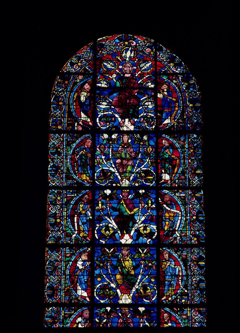 Tree of Jesse (detail) by Unbekannt Unbekannt
