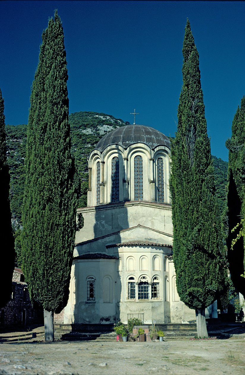 View of the Nea Moni, mid 11th century by Unbekannt Unbekannt