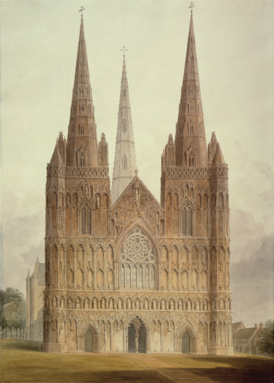 Lichfield Cathedral by Unbekannt Unbekannt