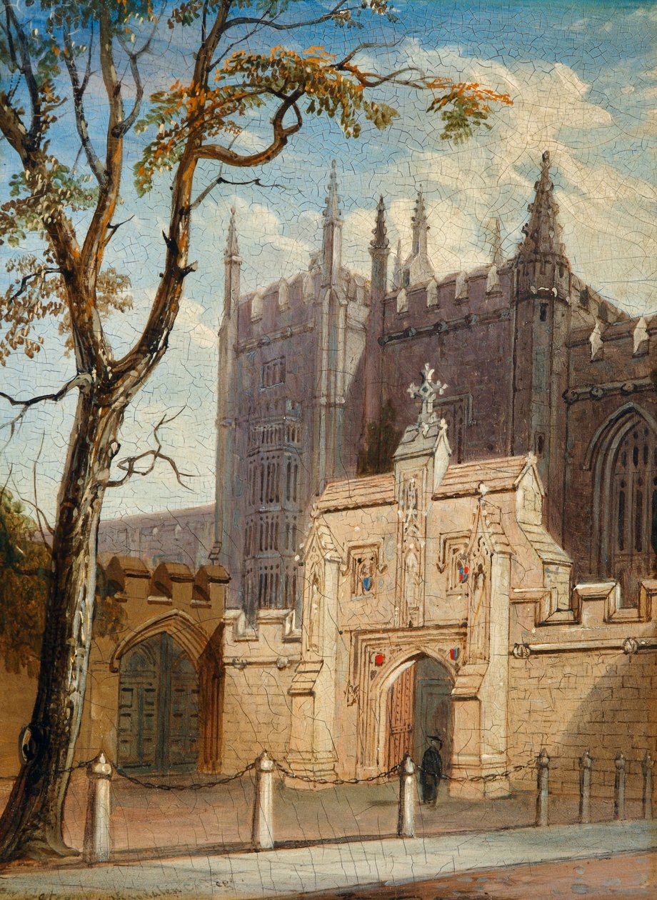 Pugin Gateway, Magdalen by Unbekannt Unbekannt