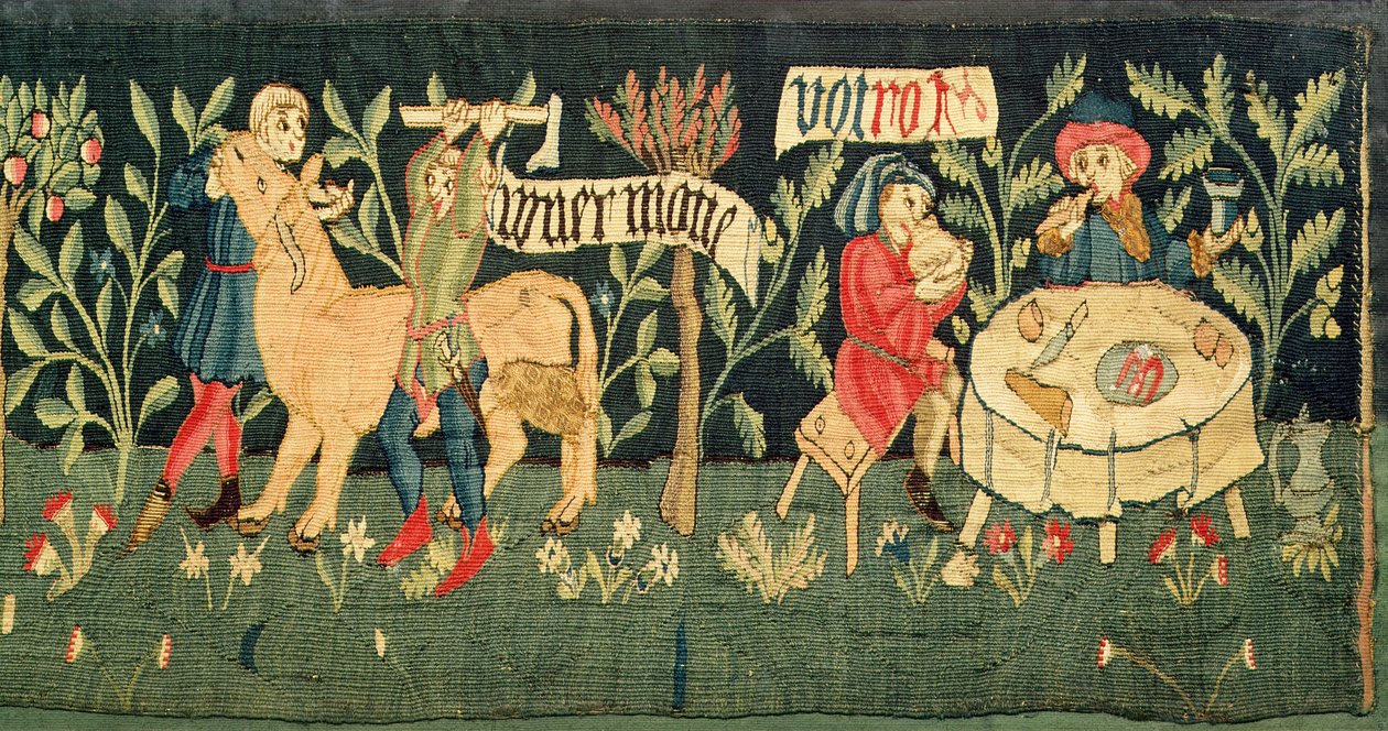 Tapestry with Labours of the Months by Unbekannt Unbekannt