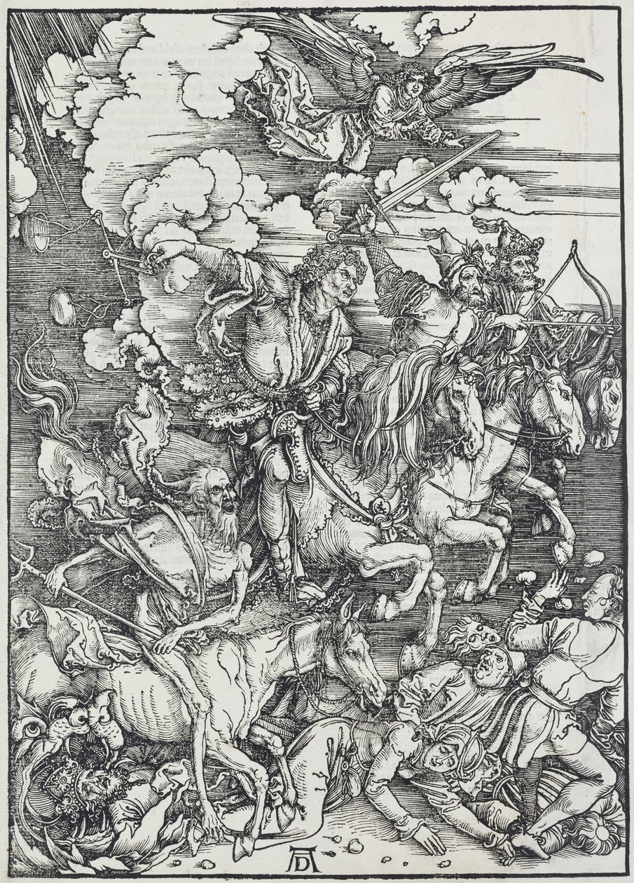 The Four Horsemen of the Apocalypse by Unbekannter Künstler