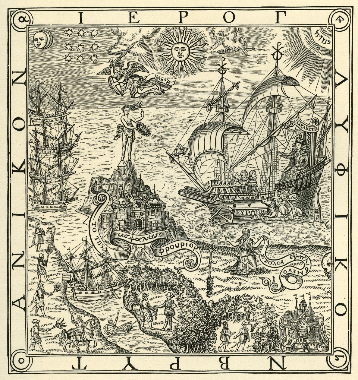A Hieroglyphic of Britain by Unbekannter Künstler