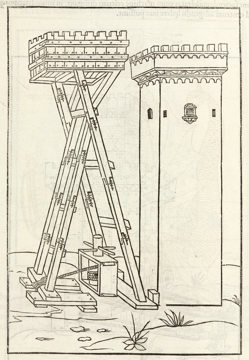 A machine to take a tower by storm by Unbekannt