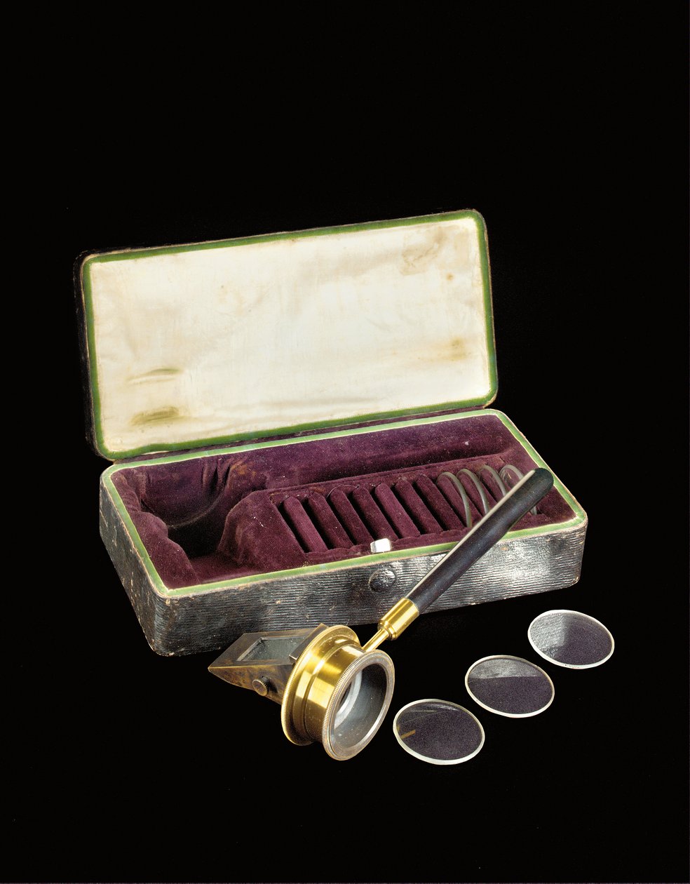 A Rare, Early Helmholtz-Pattern Opthalmoscope, c.1852 by Unbekannt