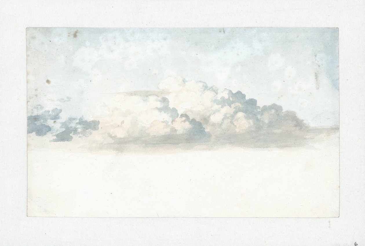 Aggregate cumulus in different stages by Unbekannter Künstler