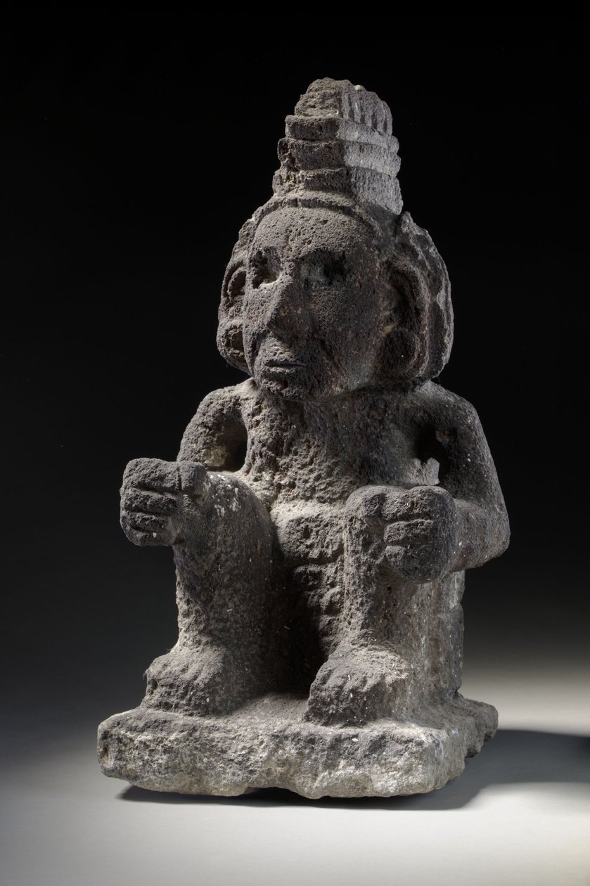 Aztec Stone Figure of Macuilxochitl by Unbekannt