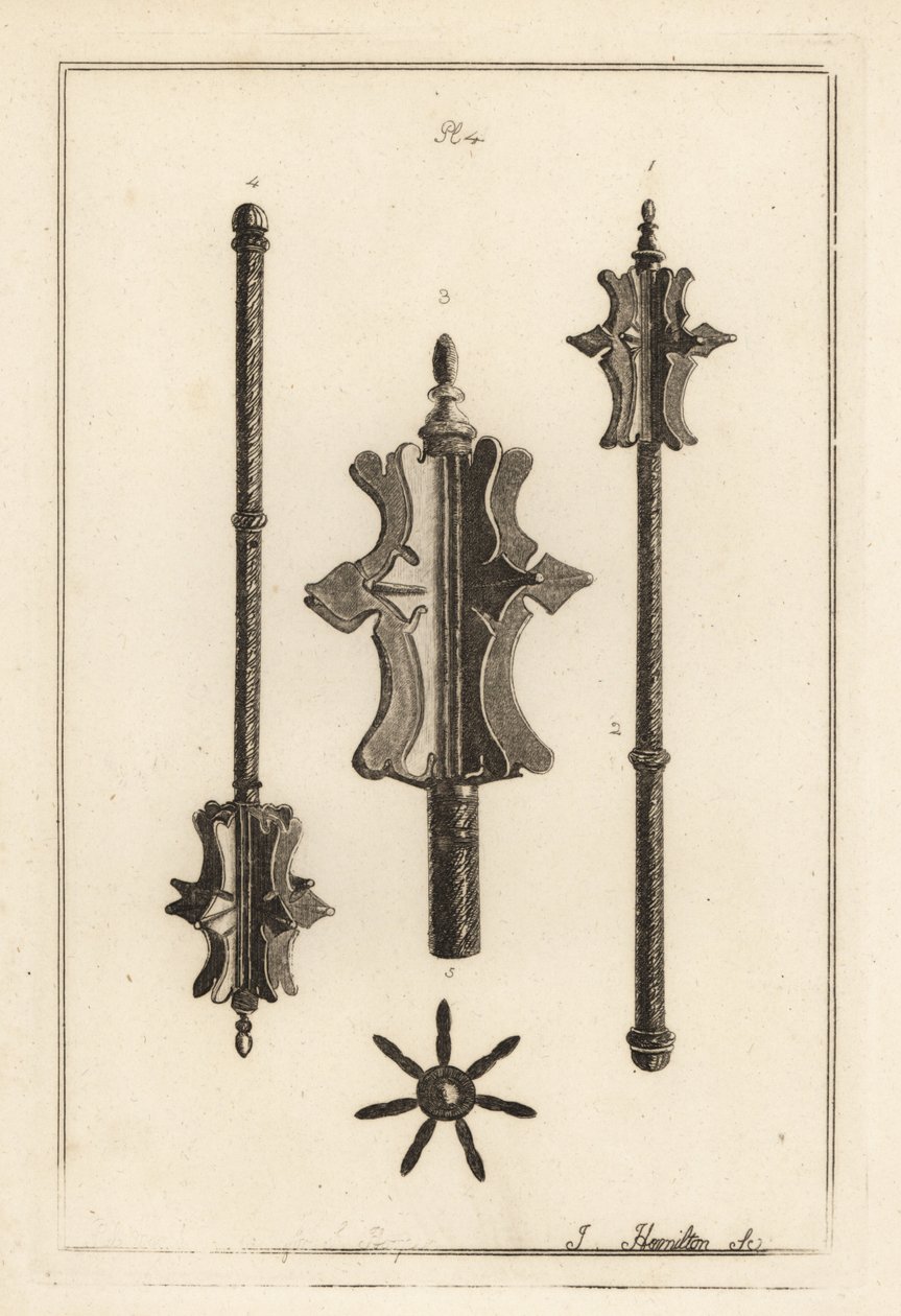 Ancient Iron Mace in the Collection of Gustavus Brander by Unbekannt