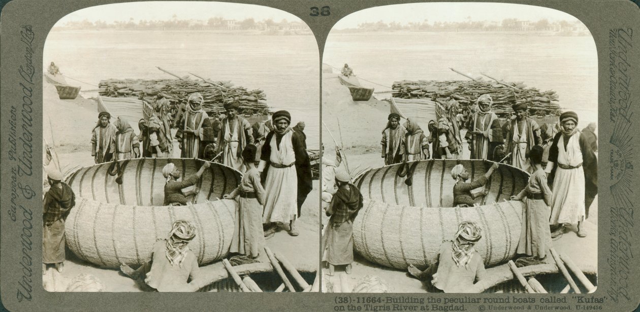 Arabs Building a Kufa by Unbekannt