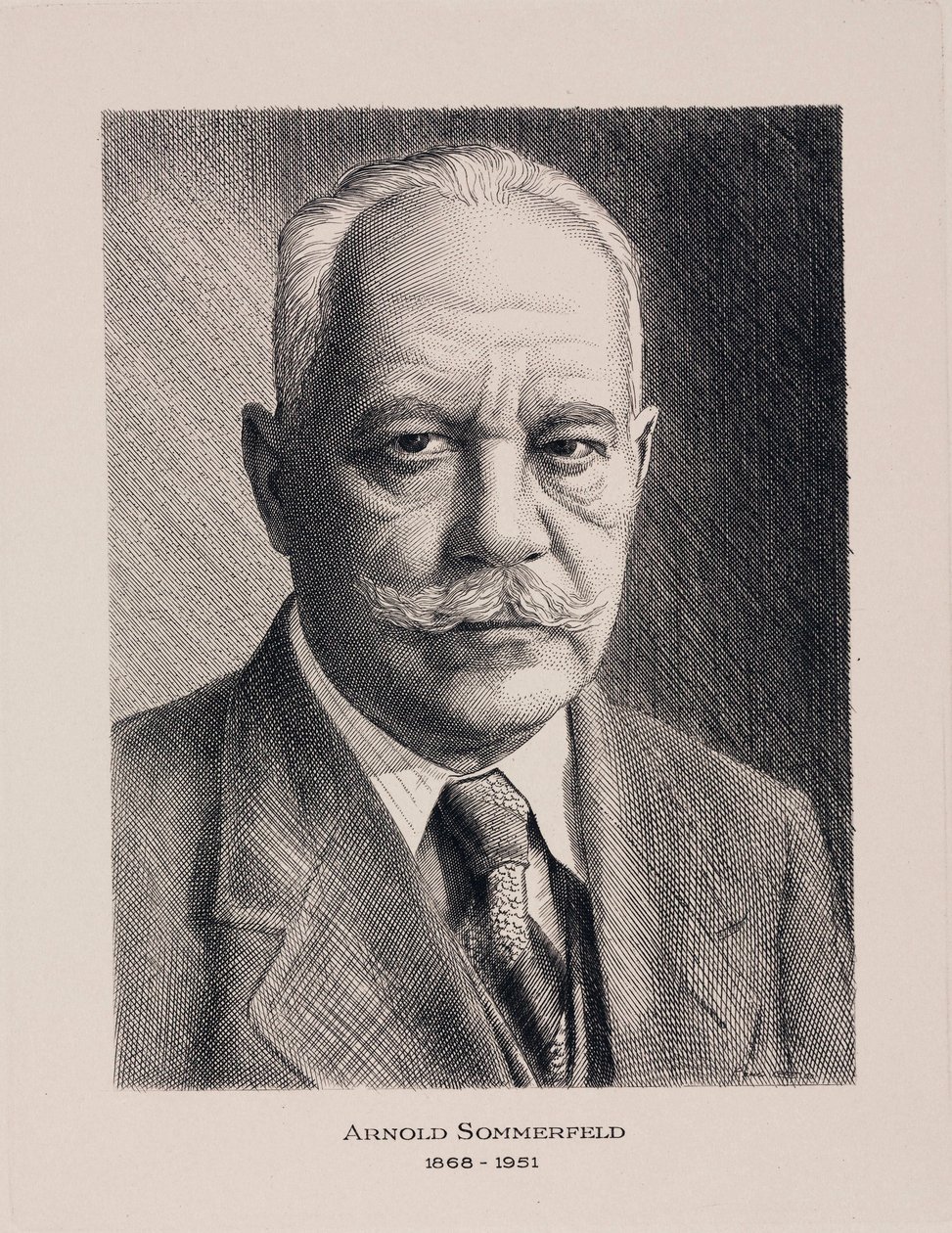 Arnold Sommerfeld, German physicist, c 1930 by Unbekannt