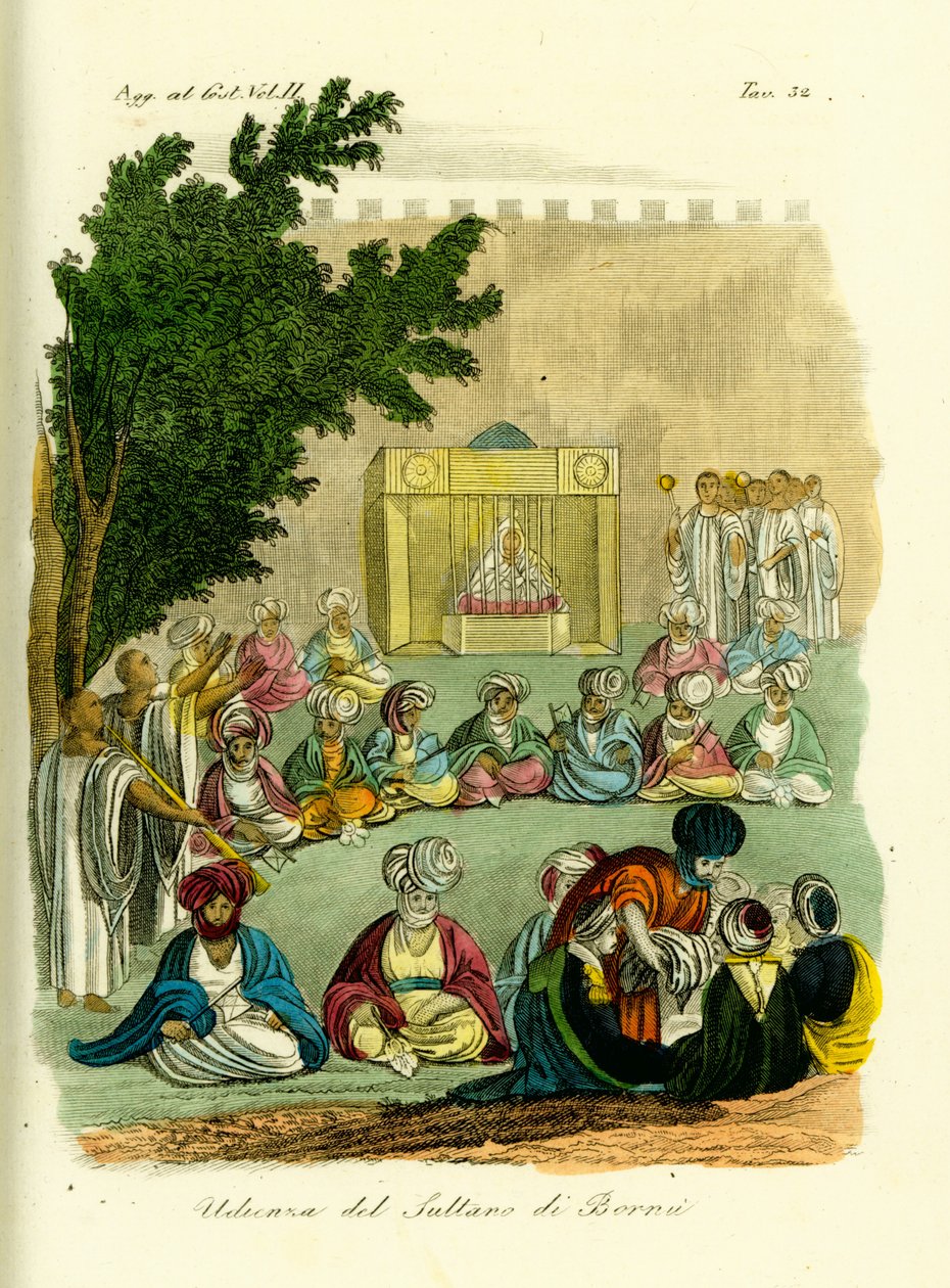 Audience with the Sultan of Bornu by Unbekannt