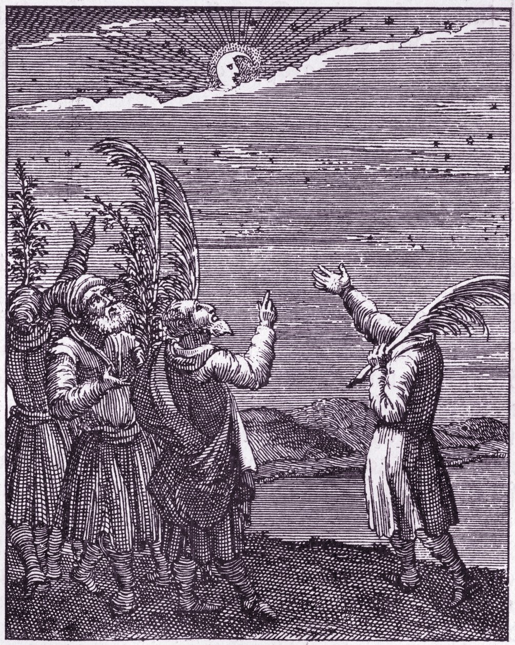Blessing on the New Moon from Book Published in Utrecht by Unbekannter Künstler