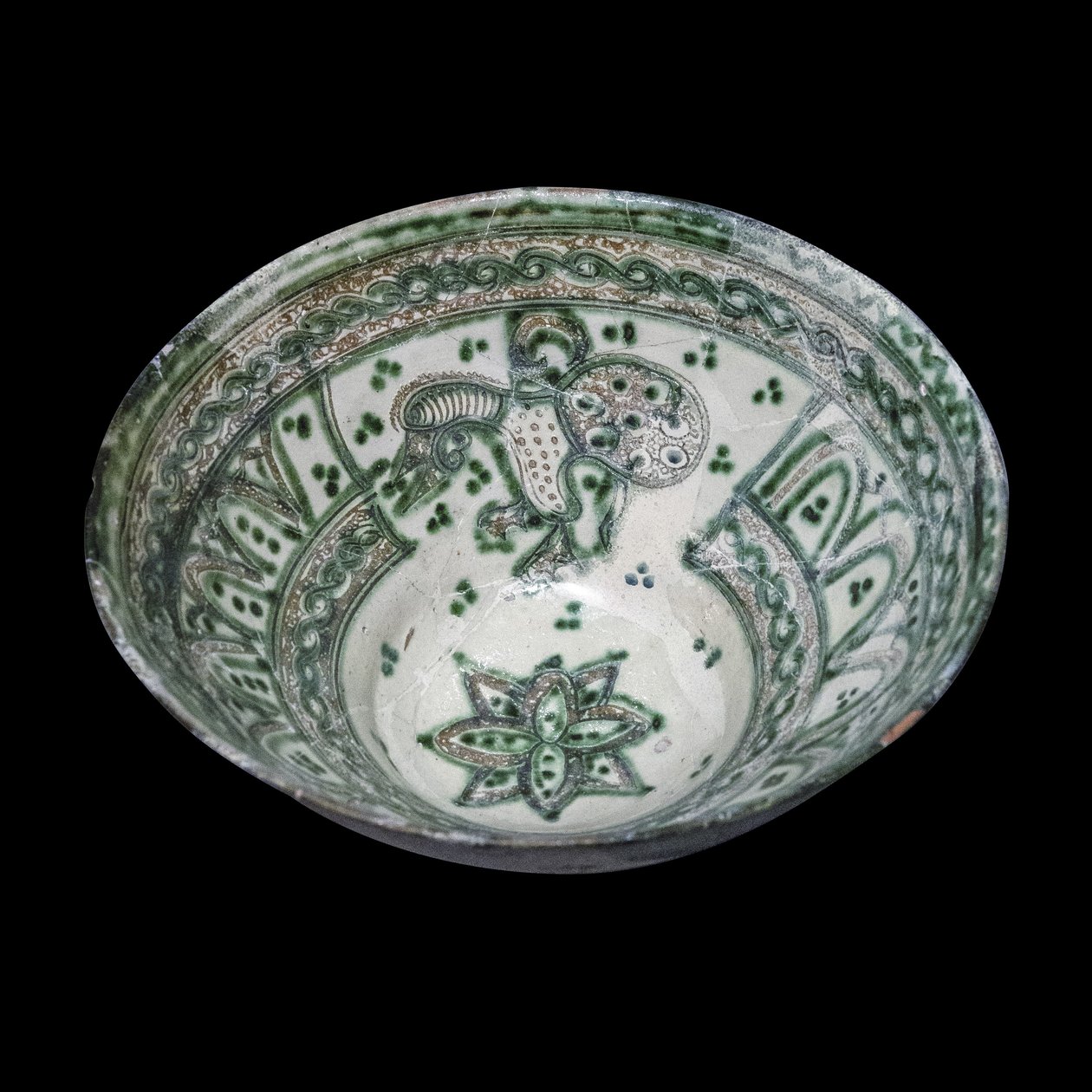 Bowl with the stylized bird. North-West Iran by William M. Timlin