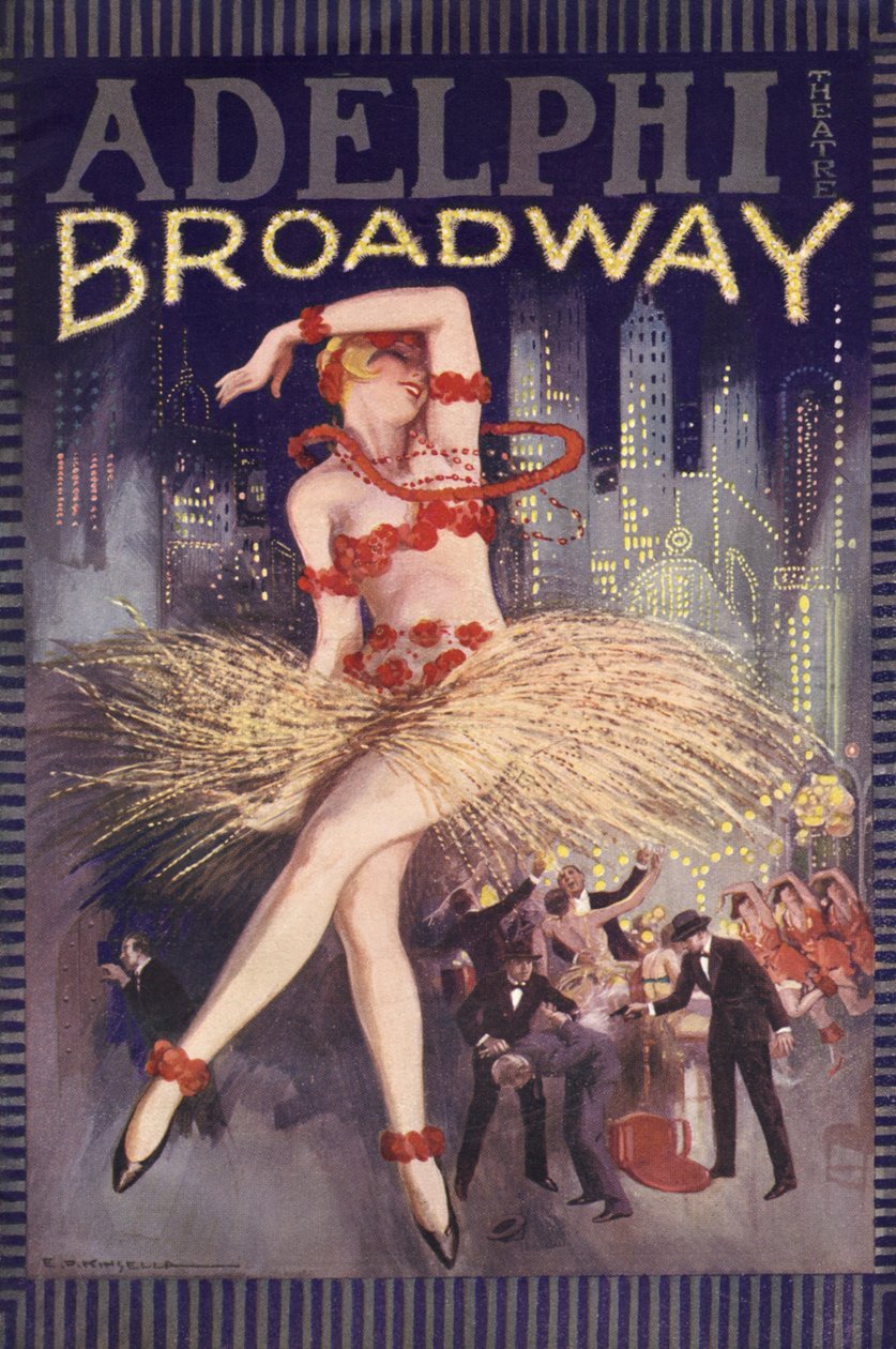 Broadway at the Adephi Theatre, London by Unbekannter Künstler