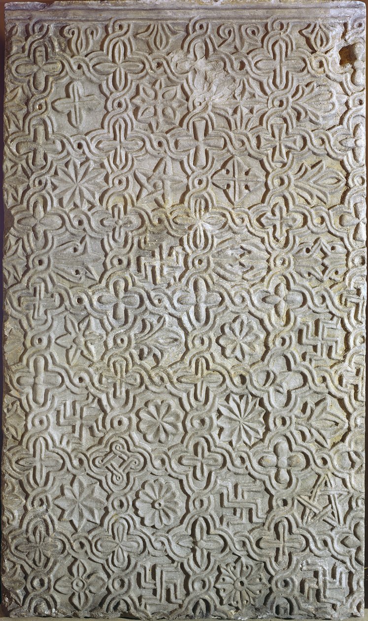 Byzantine Slab with Cruciform Decoration by Unbekannt