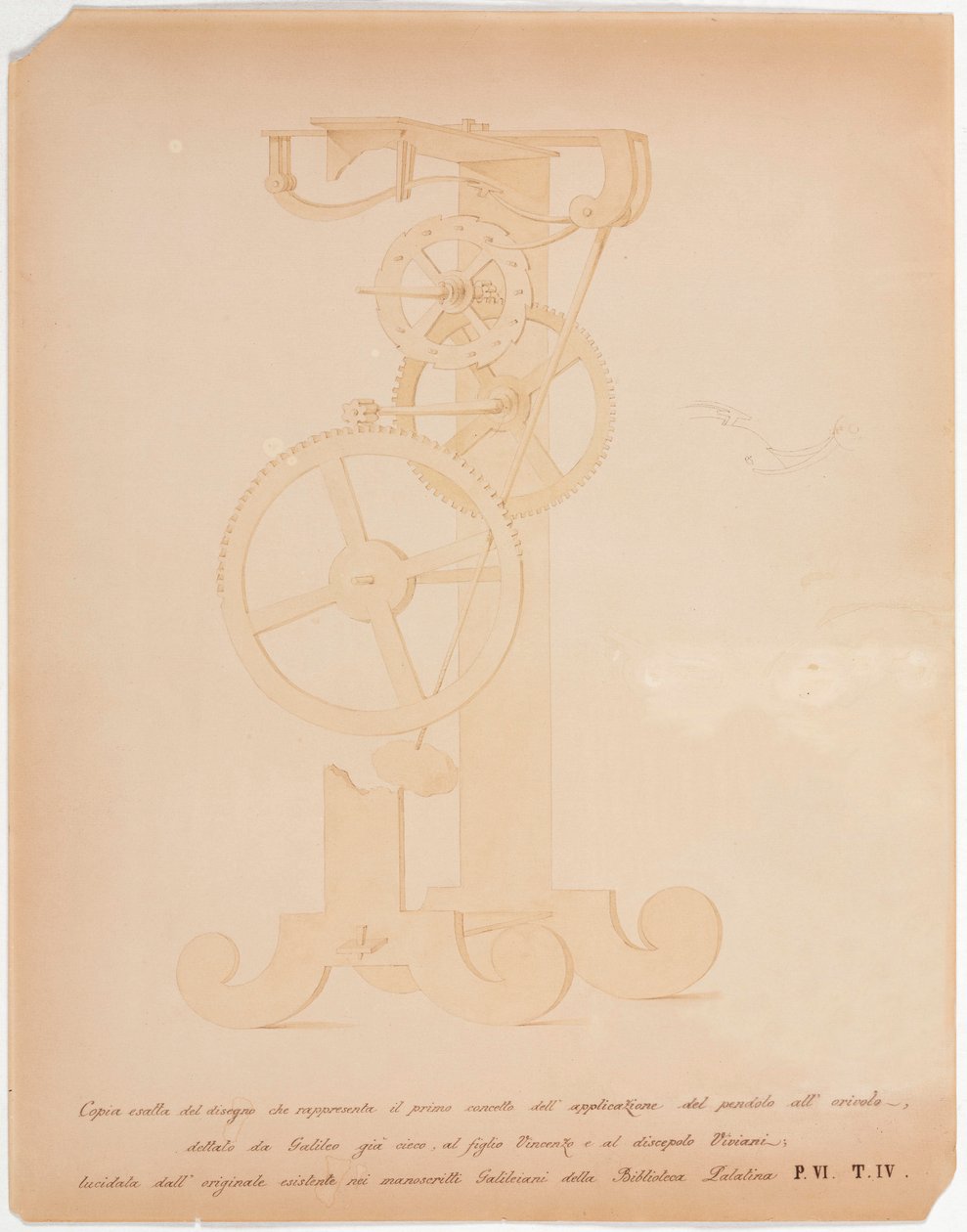 Drawing of Galileo