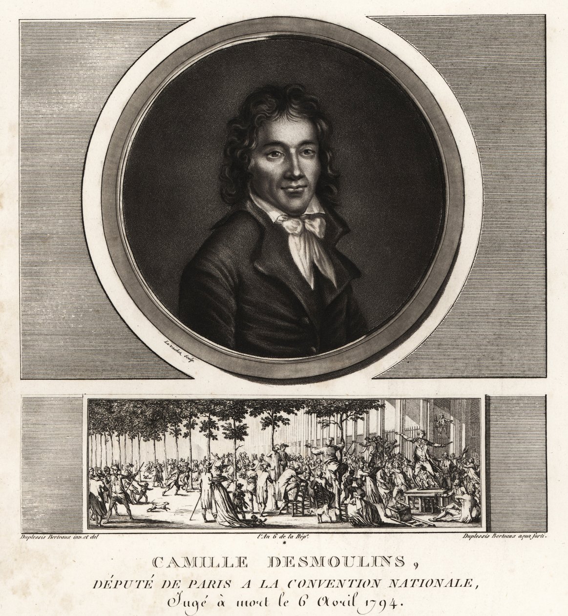 Camille Desmoulins, Deputy of Paris at the National Convention by Unbekannt