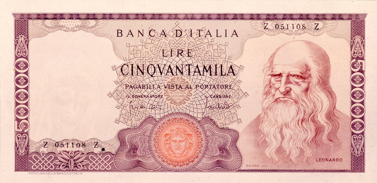 Cinquantamila Lire by Unbekannt