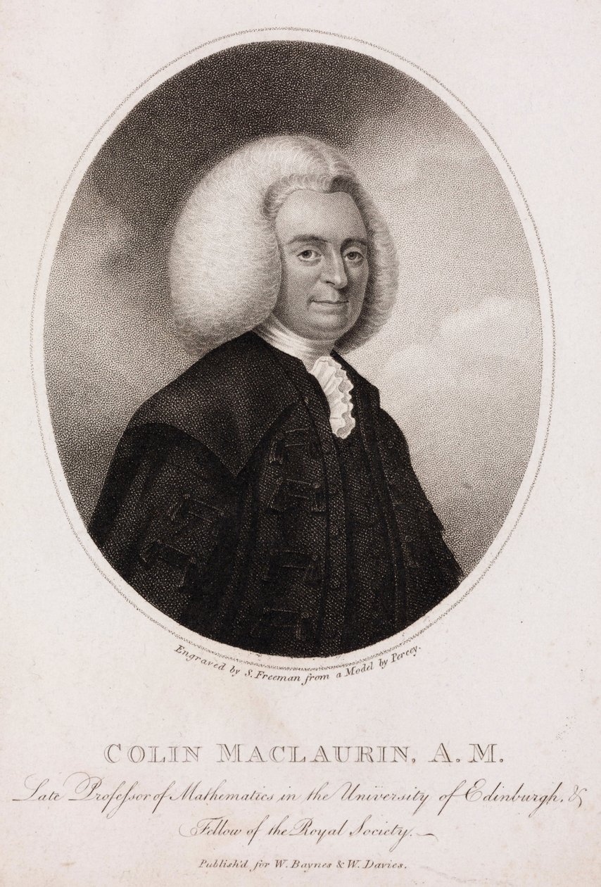 Colin MacLaurin, Scottish Mathematician and Physicist, c 1740s by Unbekannt