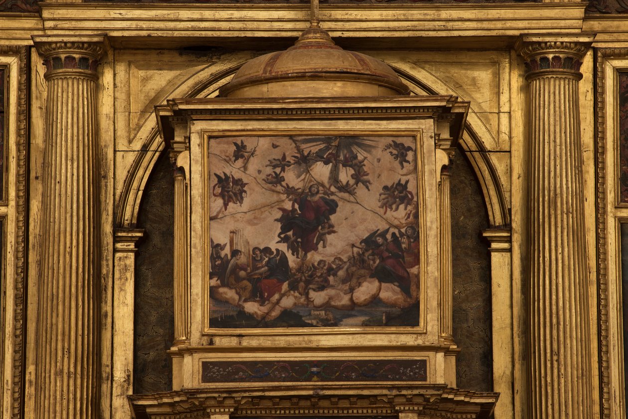Collegiate Church. Interior. The High Altar (detail) by Unbekannt