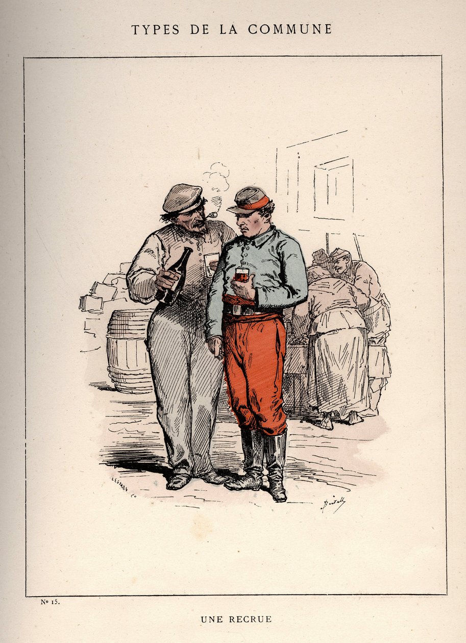 Commune of Paris: costume of UNE RECIRUE in 