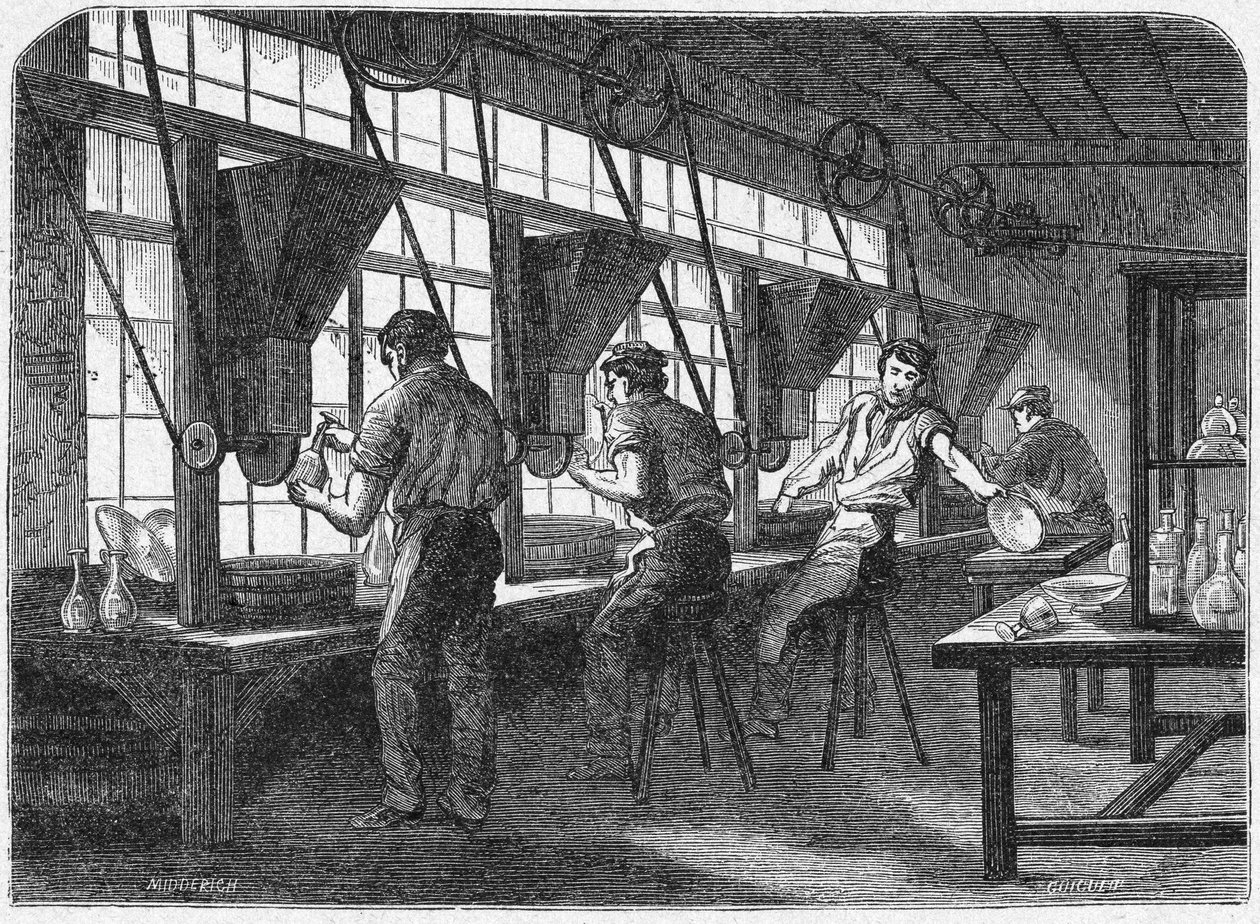 Cutting of Crystal by Unbekannter Künstler