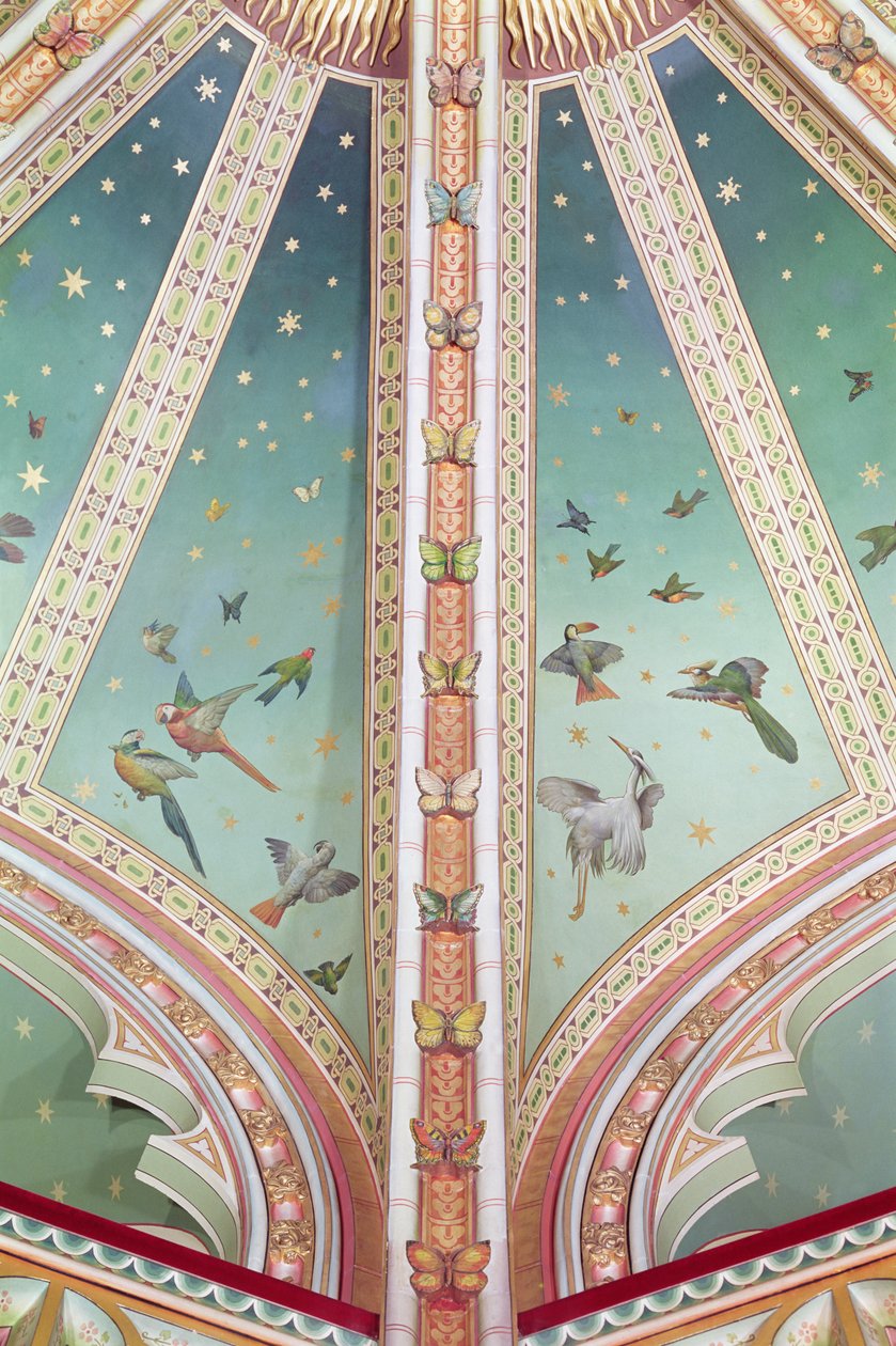 Detail of the Ceiling, Castell Coch, South Wales by Unbekannt