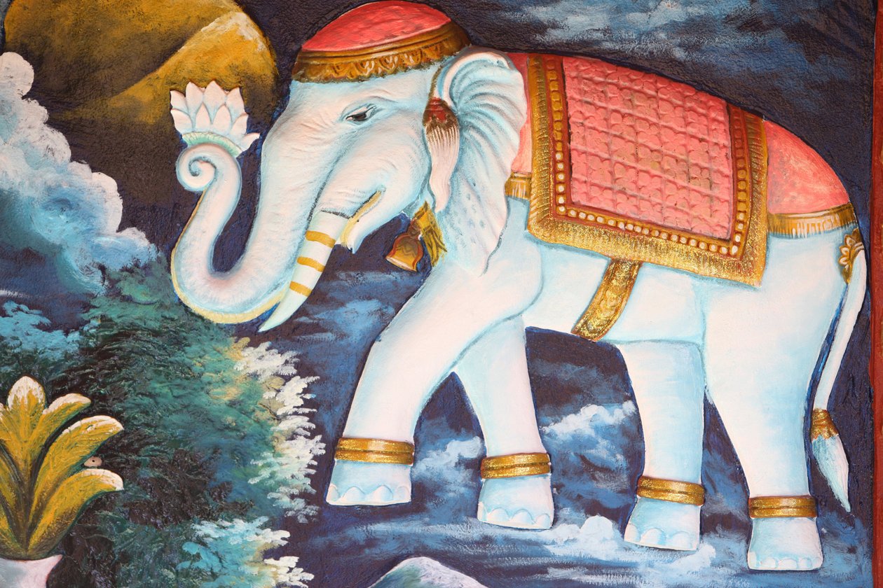 Devoted Elephant, Siem Reap, Cambodia by Unbekannt