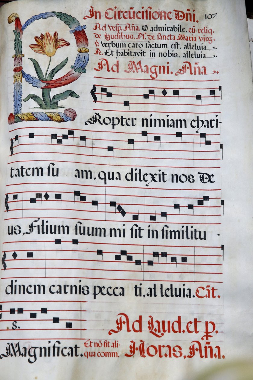 Domus Galilaeae or House of Galilee, Antiphonary, The Circumcision of Jesus, Mount of Beatitudes, Israel by Unbekannt