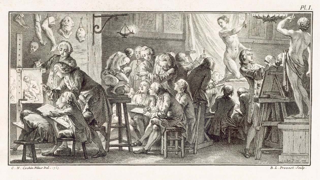 Drawing Class, illustration from 