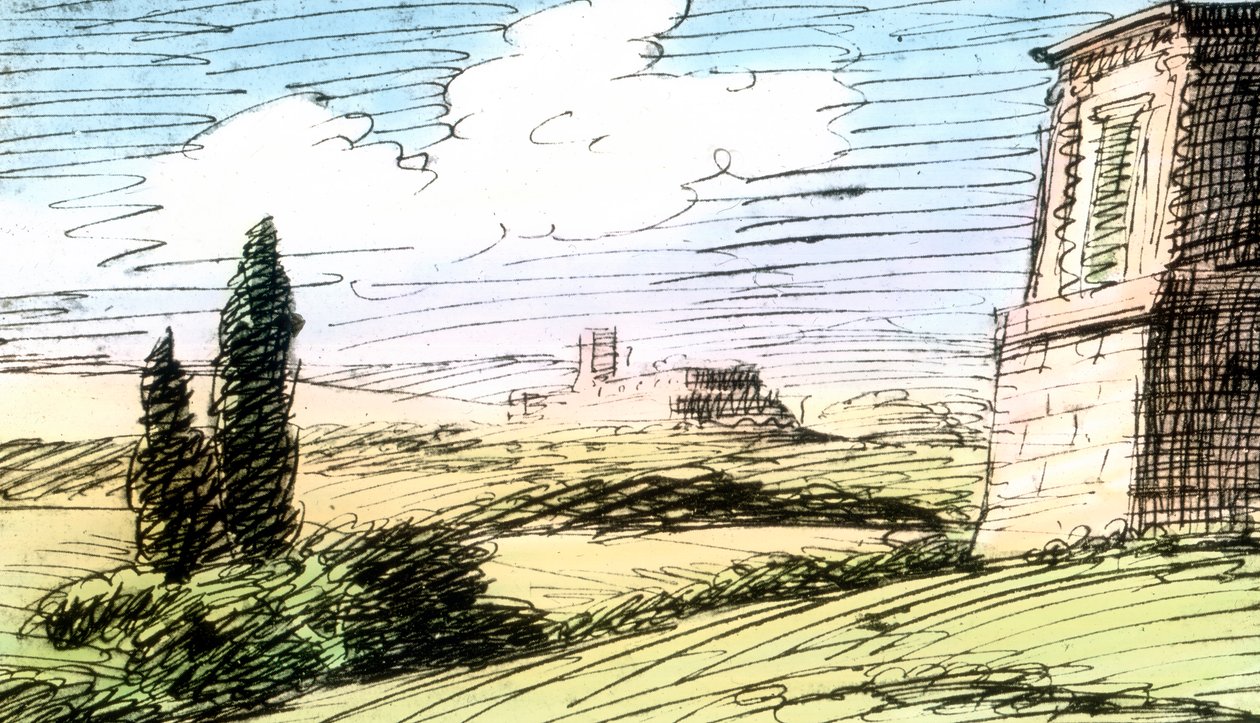 Drawing by Goethe by Unbekannter Künstler