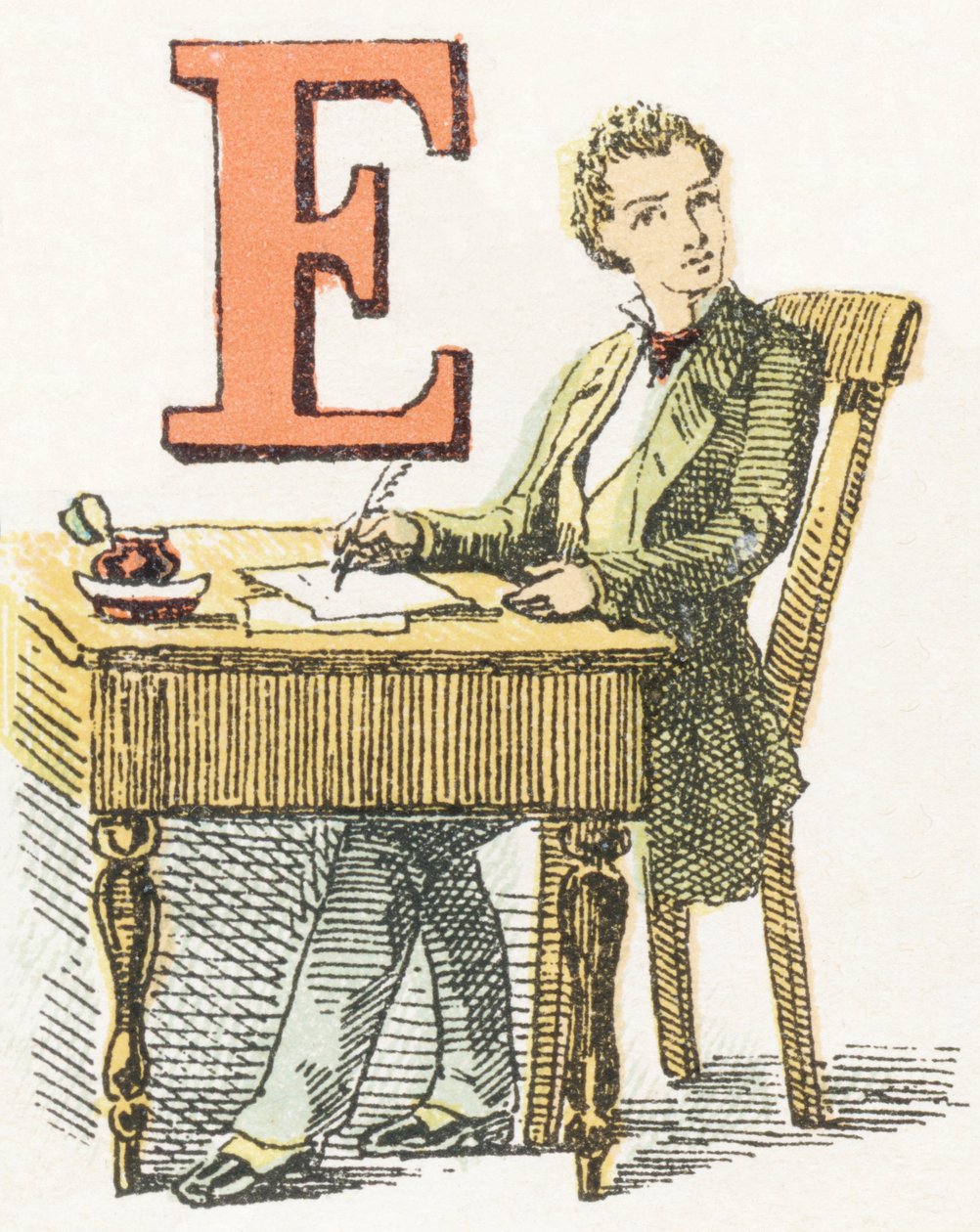 E - Writer - Childish Alphabet, Editions Gordinne 1920 by Unbekannt
