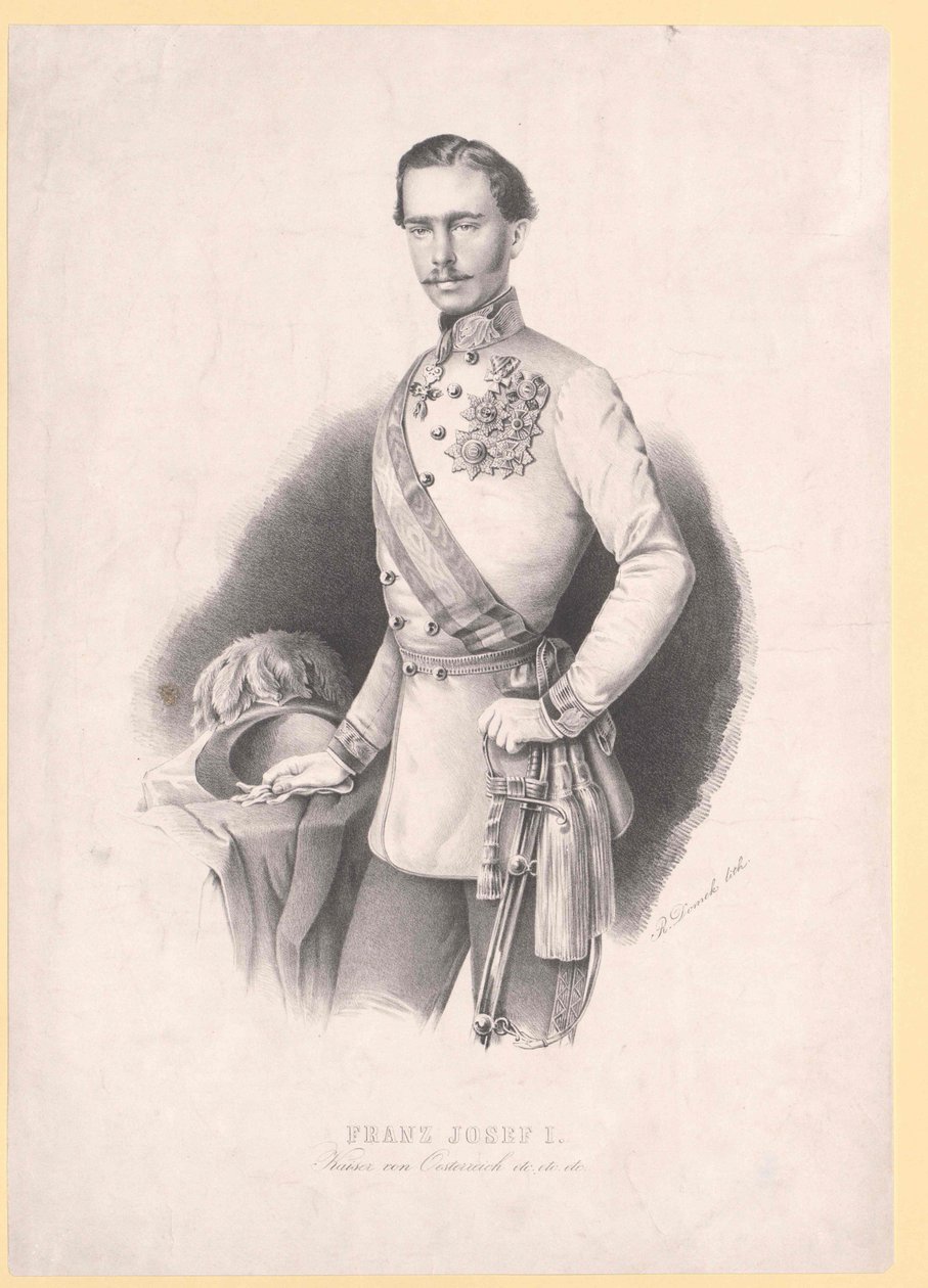Emperor of Austria Franz Joseph I by Unbekannter Künstler