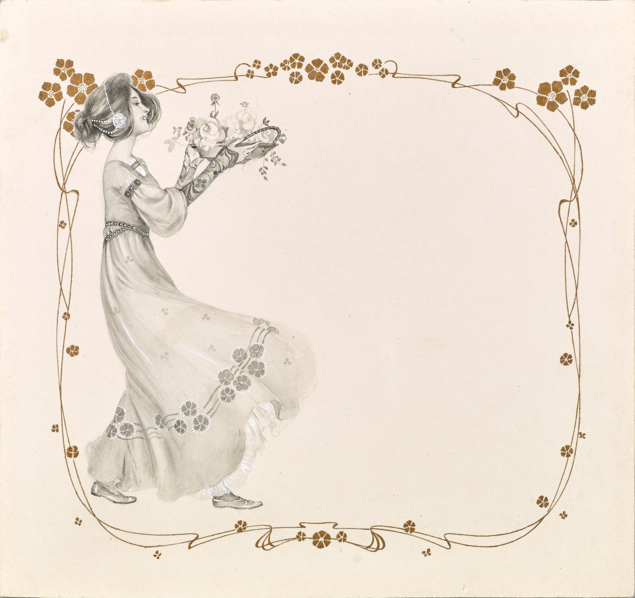 Design for a Title Page by Unbekannter Künstler