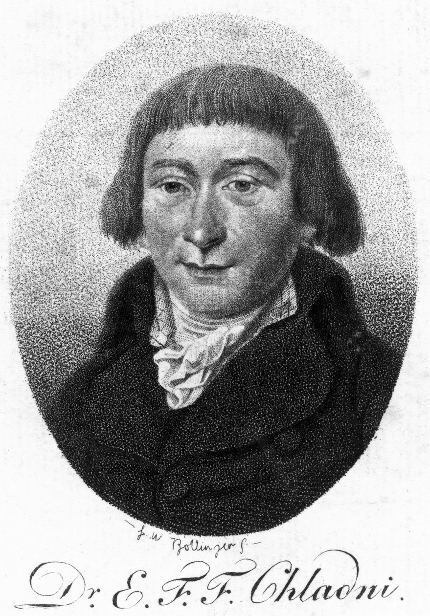 Ernst Florens Friedrich Chladni, German physicist by Unbekannt