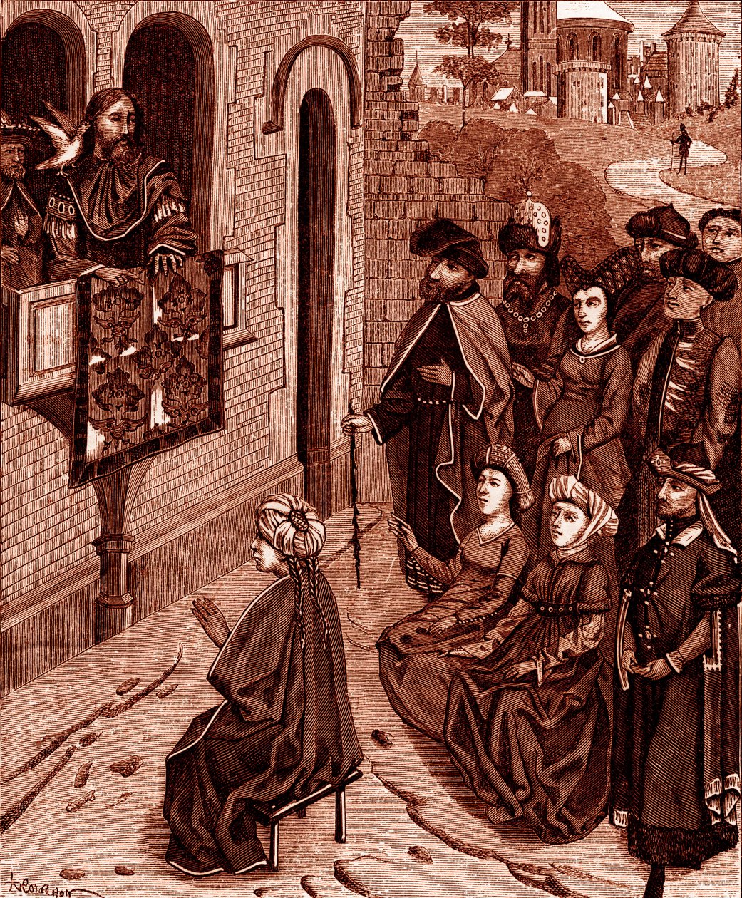 Expulsion of the Jews by Unbekannter Künstler