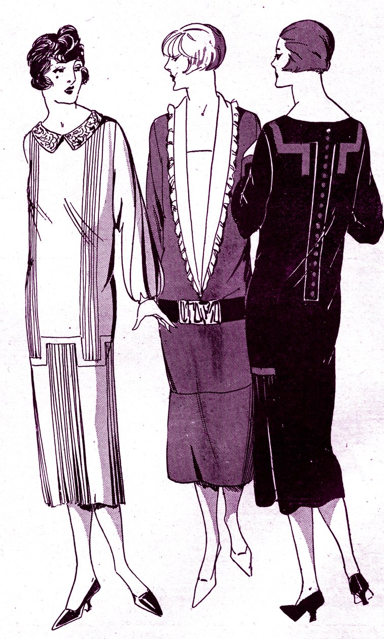 Fashion: Dresses in May 1925 by Unbekannter Künstler